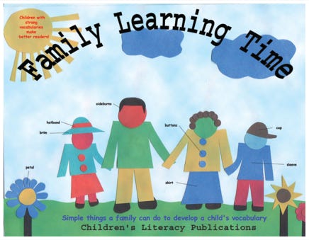 Family Vocabulary Development Acticities - Ages 3 - 6 